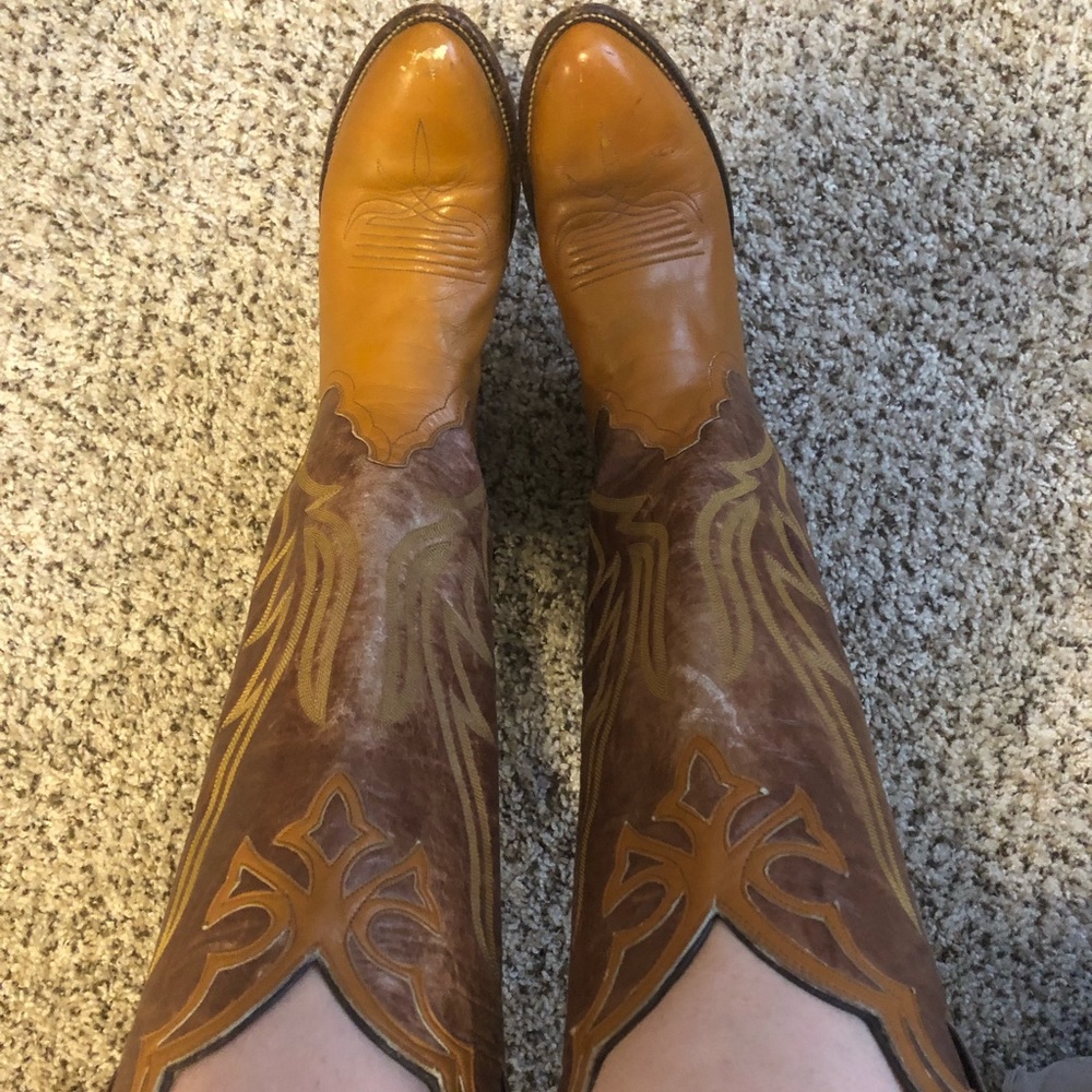 Vintage Justin cowgirl boots